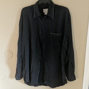Button Up Silk Shirt